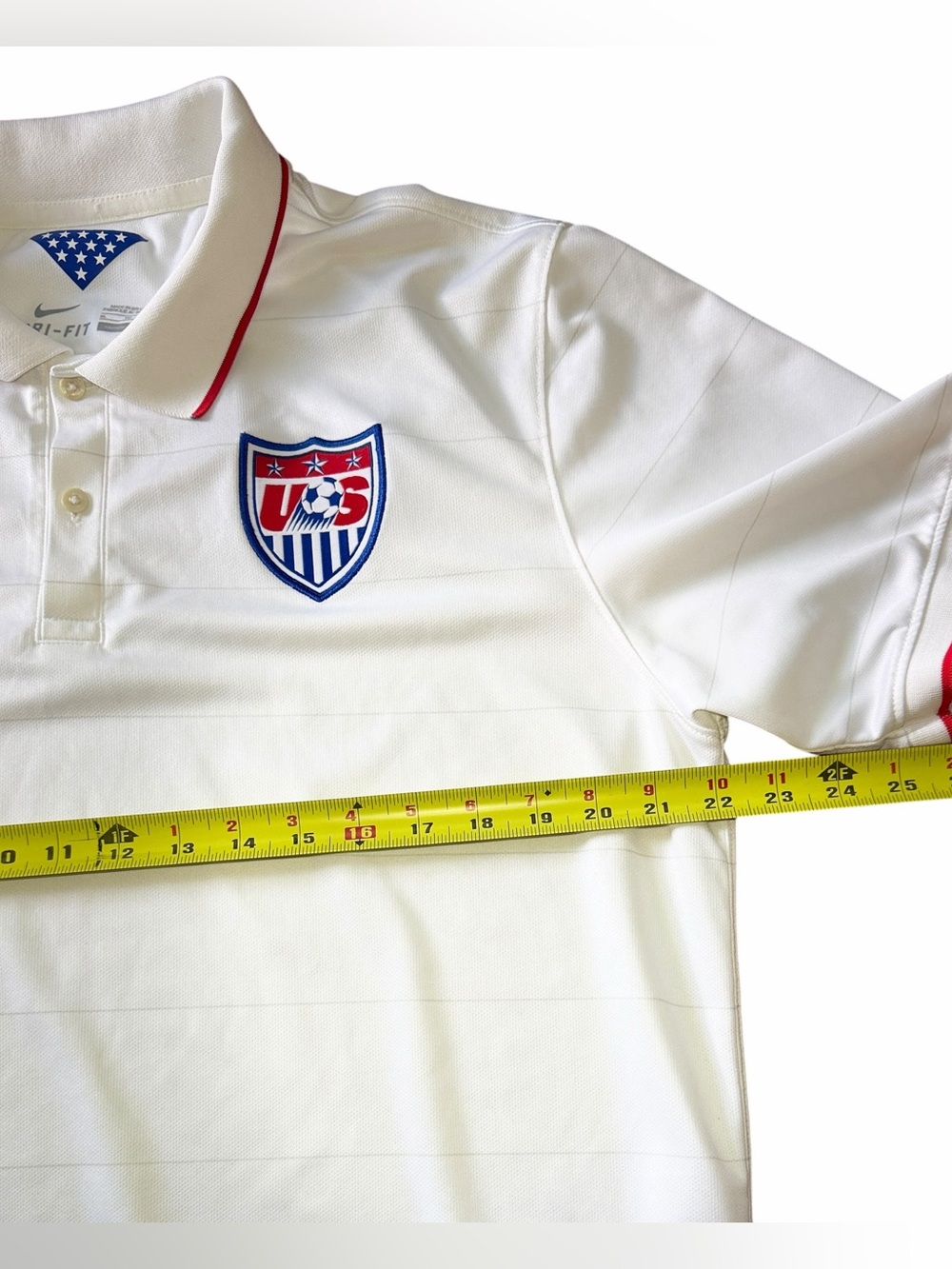 Authentic Nike USMNT 2014 Home Football Soccer Jersey Kit 578024-105 USA US XL - Picture 5 of 9
